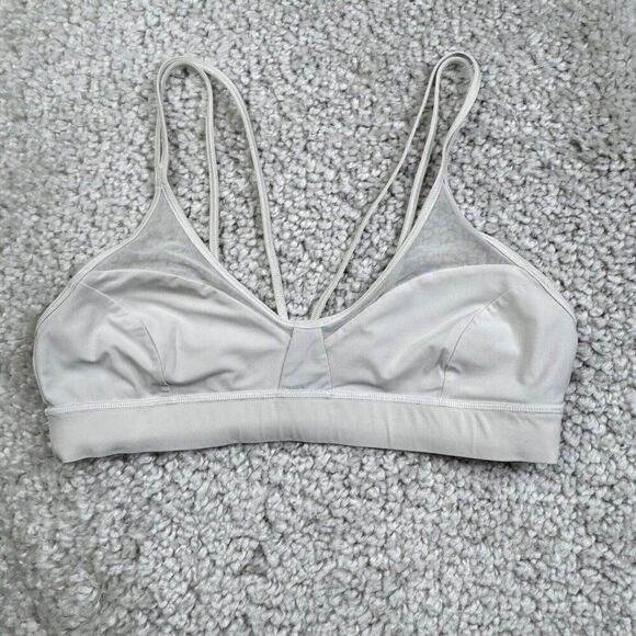 Lululemon Anew White Mesh Sports Bra - Picture 2 of 7